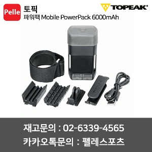 토픽 모바일 파워팩 듀얼보조배터리 Mobile PowerPack 6000mAh